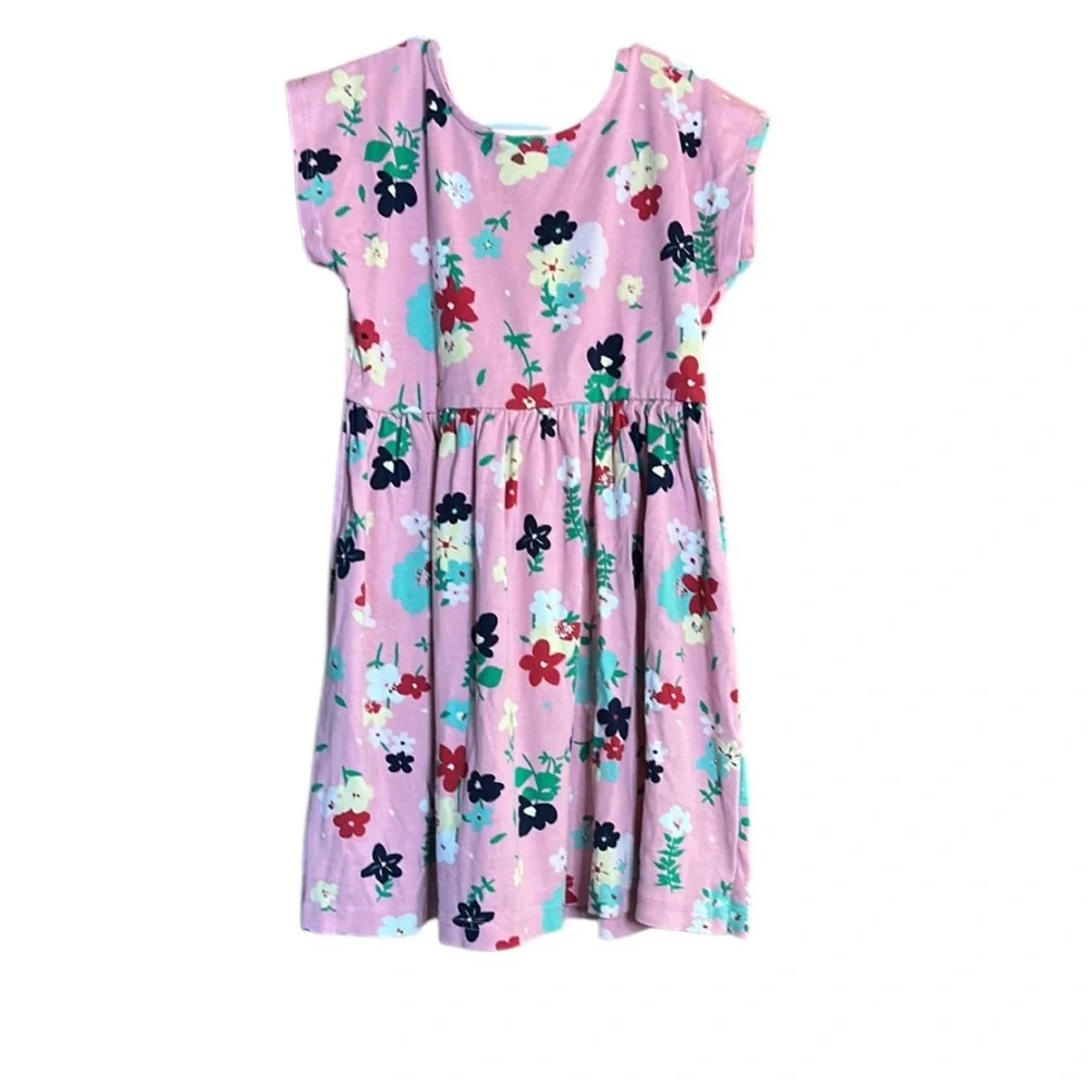 Hanna Andersson Pink Flutter Sleeve Sundress